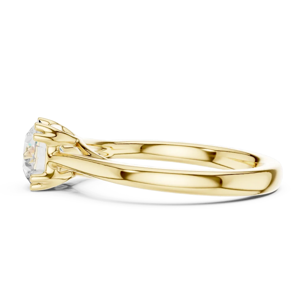 Essence Round Brilliant Cut Solitaire Ring - Image 4