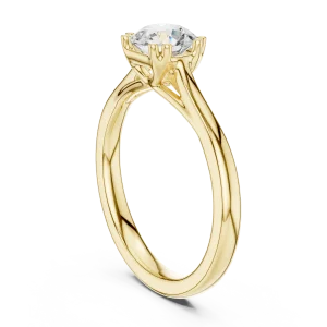 Essence Round Brilliant Cut Solitaire Ring - Image 3