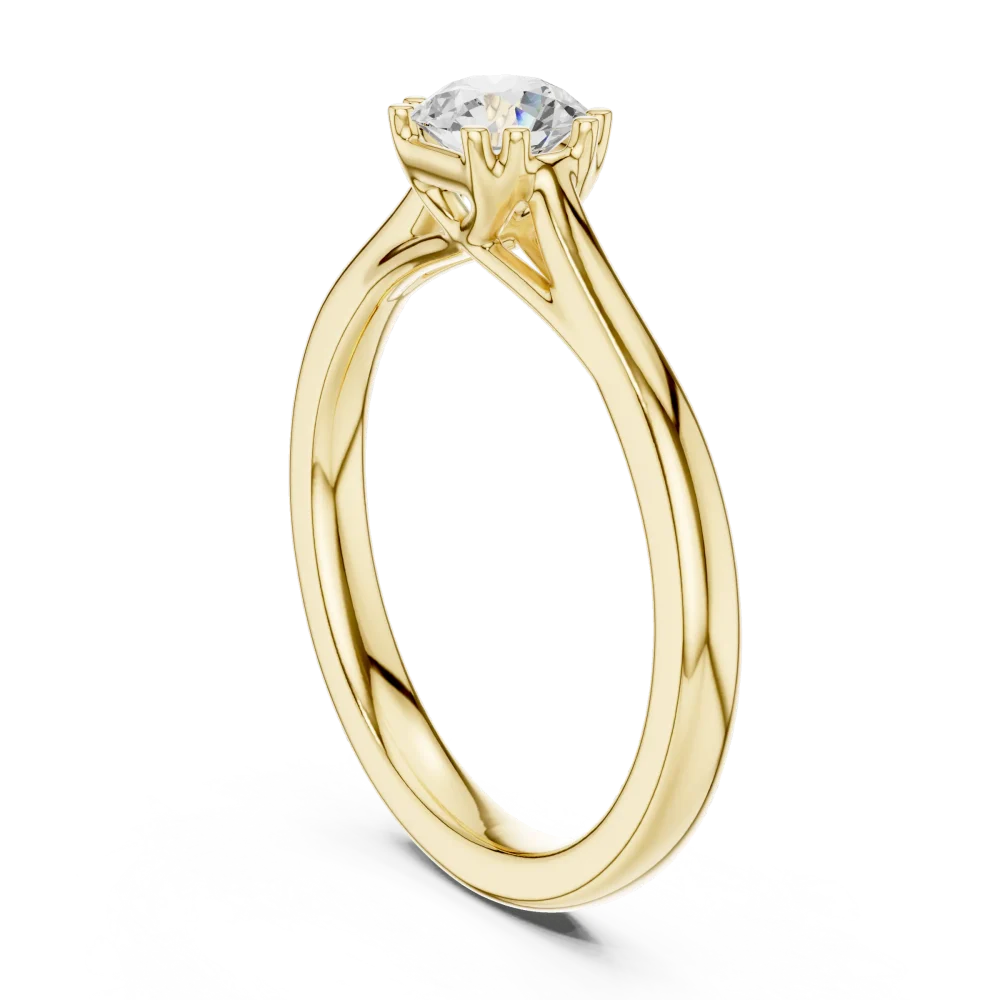 Essence Round Brilliant Solitaire Ring - Image 3
