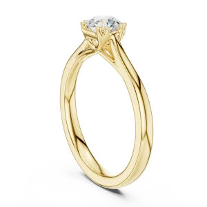 Essence Round Brilliant Solitaire Ring - Image 3
