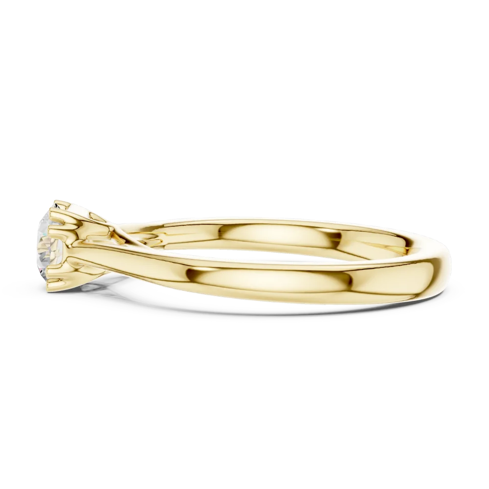 Essence Round Brilliant Solitaire Ring - Image 4