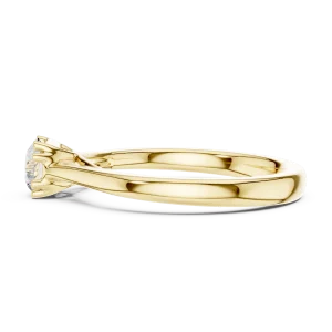Essence Round Brilliant Solitaire Ring - Image 4