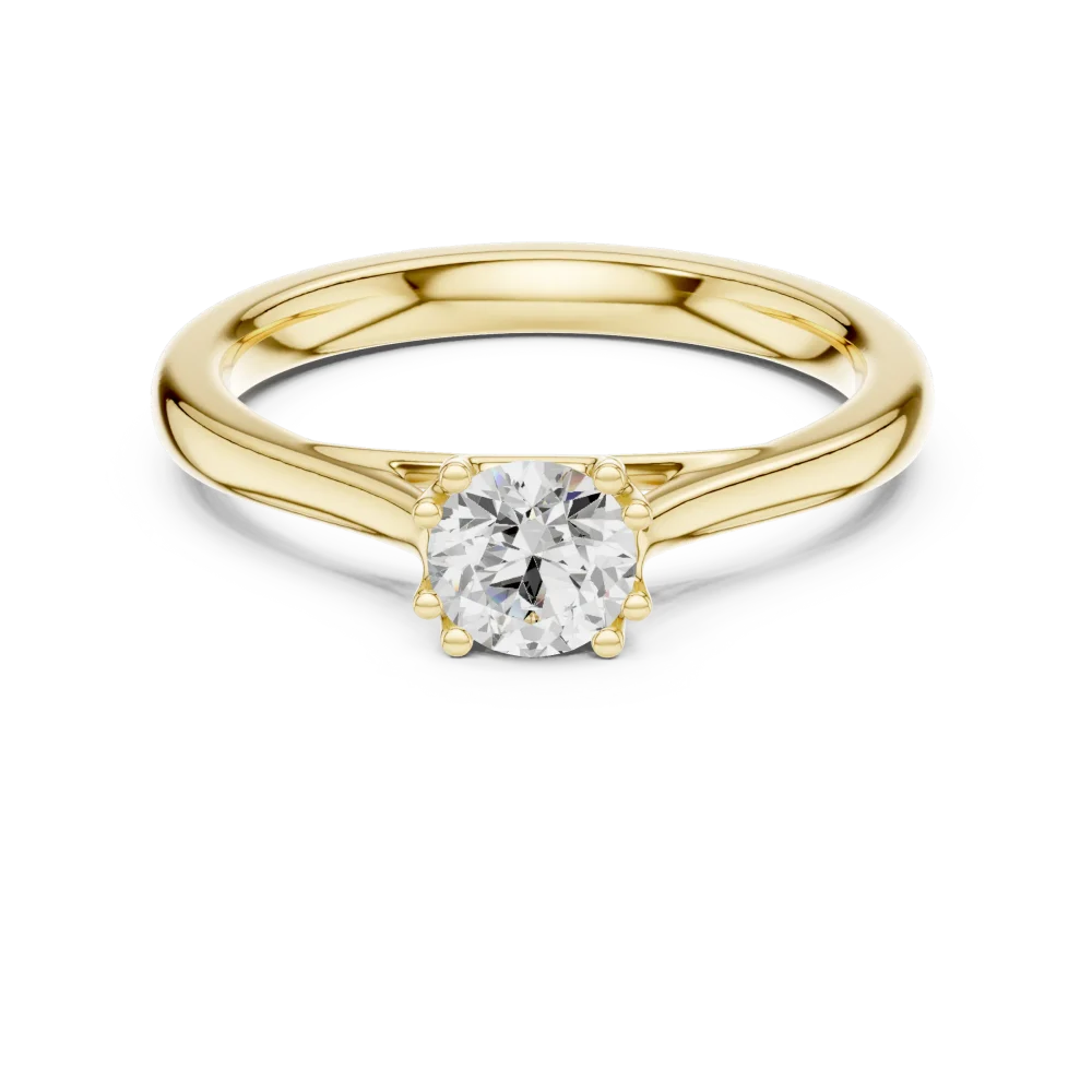 Essence Round Brilliant Solitaire Ring - Image 2