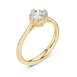Essence Round Brilliant Solitaire Engagement Ring