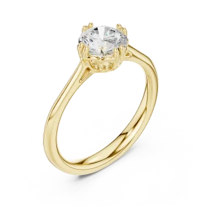 Essence Round Brilliant Solitaire Engagement Ring