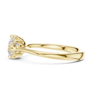 Essence Round Brilliant Solitaire Engagement Ring - Image 4