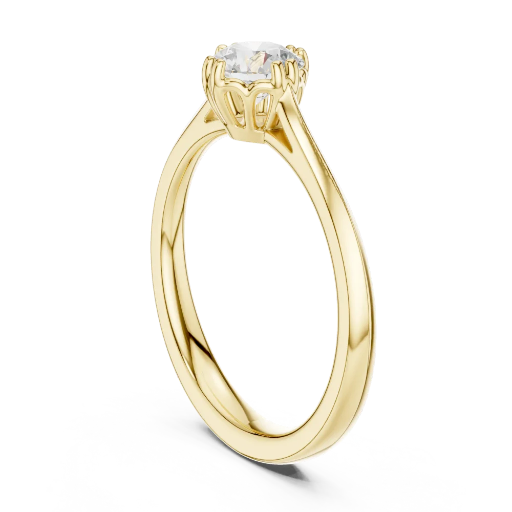 Essence Round Brilliant Cut Solitaire Ring - Image 3