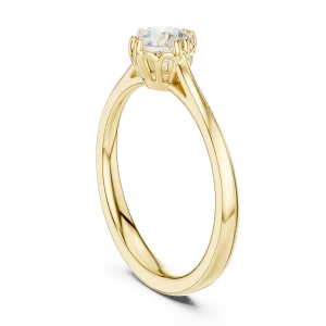 Essence Round Brilliant Cut Solitaire Ring - Image 3