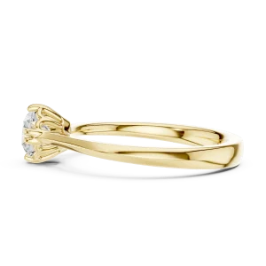 Essence Round Brilliant Cut Solitaire Ring - Image 4