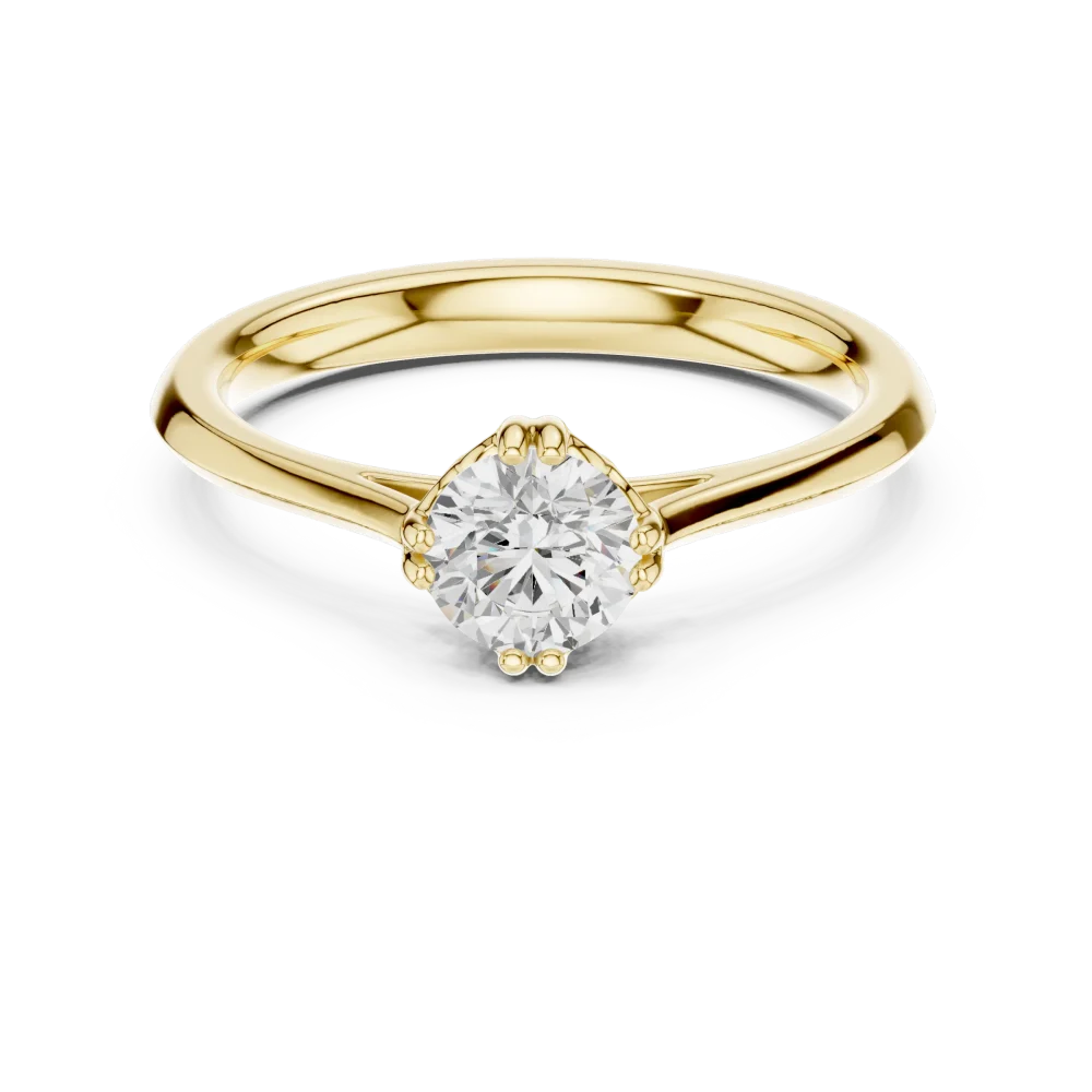 Essence Round Brilliant Cut Solitaire Ring - Image 2