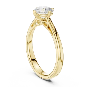 Essence Round Brilliant Cut Solitaire Ring - Image 3