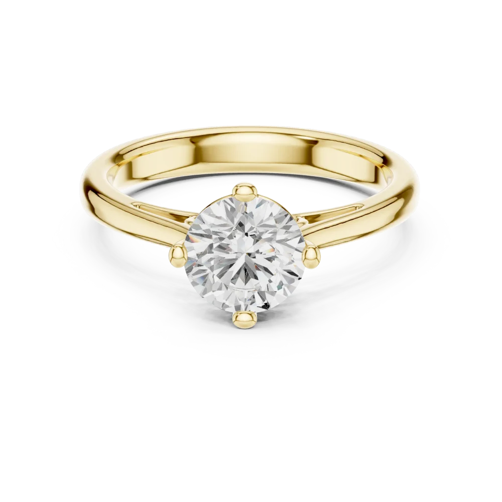 Essence Round Brilliant Cut Solitaire Ring - Image 2