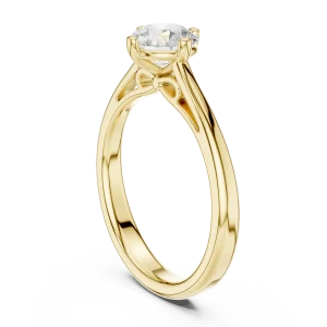 Essence Round Brilliant Cut Solitaire Ring - Image 3
