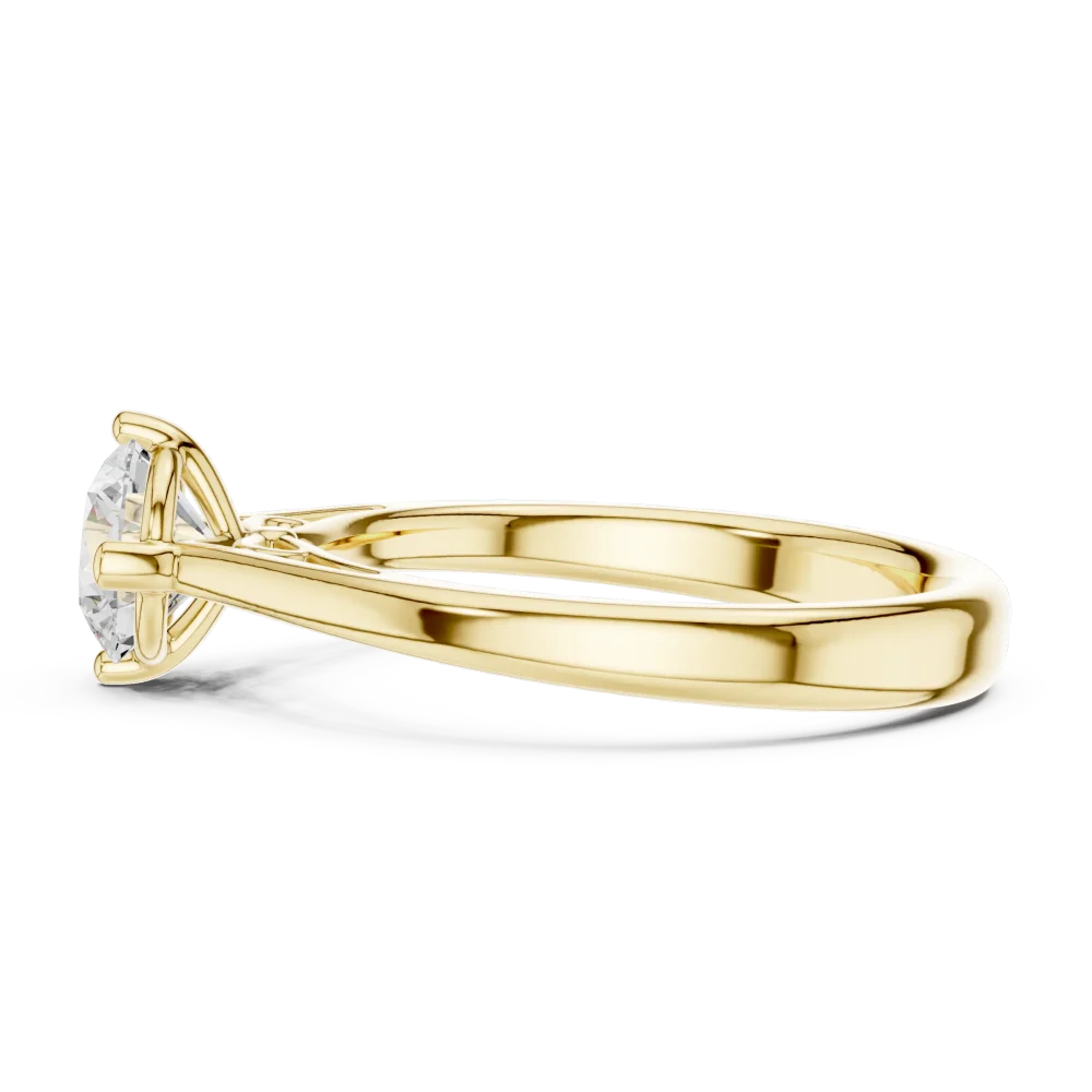 Essence Round Brilliant Cut Solitaire Ring - Image 4