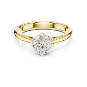 Essence Round Brilliant Cut Solitaire Ring - Image 2