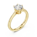 Essence Round Brilliant Cut Solitaire Engagement Ring