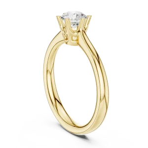 Essence Round Brilliant Cut Solitaire Ring - Image 3