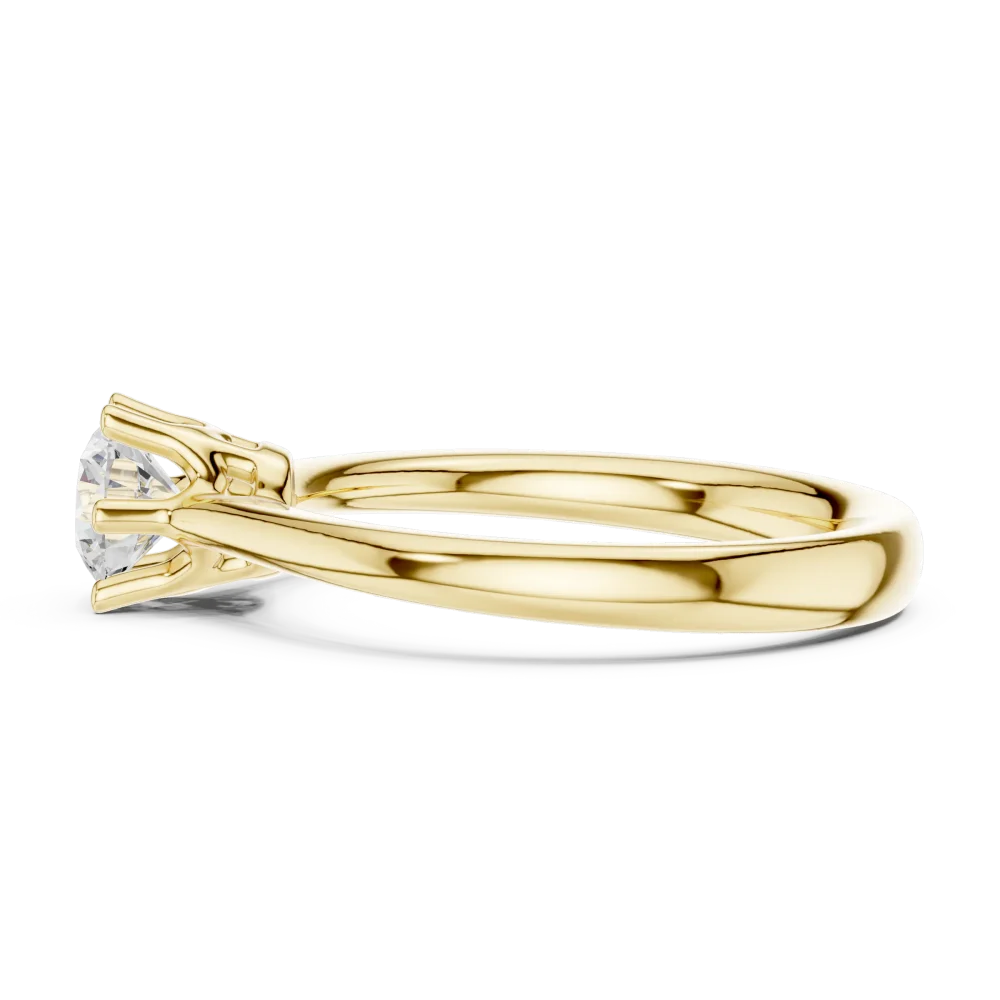 Essence Round Brilliant Cut Solitaire Ring - Image 4