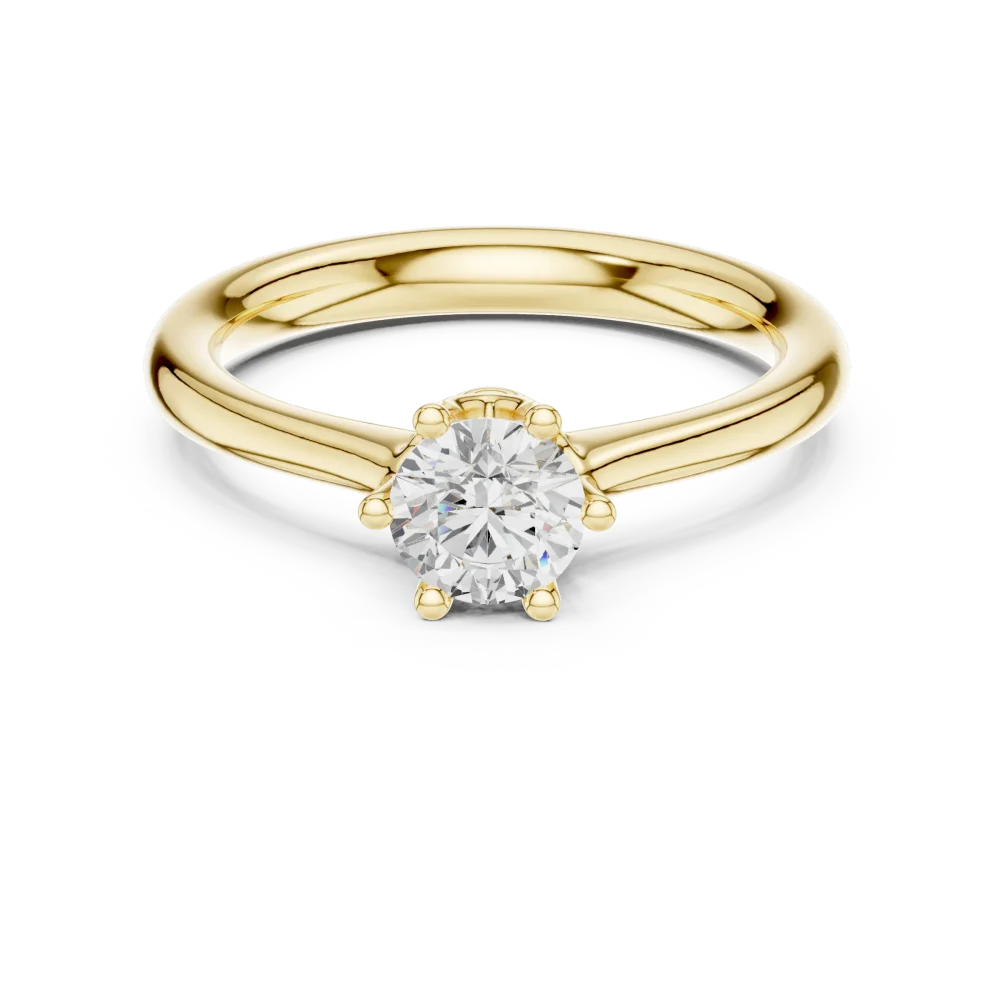 Essence Round Brilliant Cut Solitaire Ring - Image 2