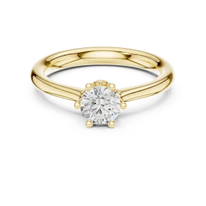 Essence Round Brilliant Cut Solitaire Ring - Image 2