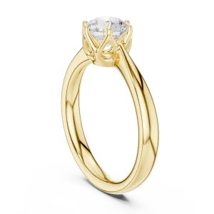 Essence Round Brilliant Cut Solitaire Ring - Image 3