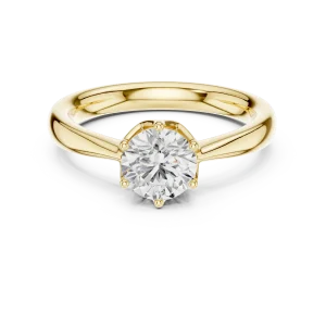 Essence Round Brilliant Cut Solitaire Ring - Image 2