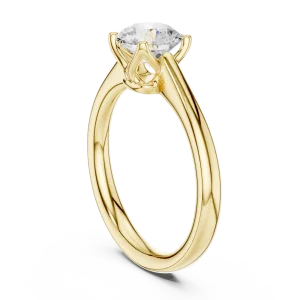 Essence Round Brilliant Cut Solitaire Ring - Image 3