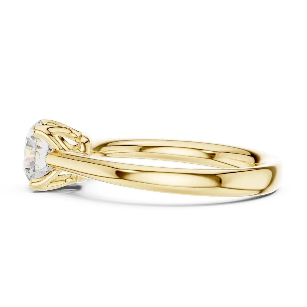 Essence Round Brilliant Cut Solitaire Ring - Image 4