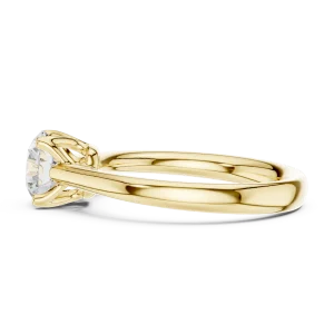 Essence Round Brilliant Cut Solitaire Ring - Image 4