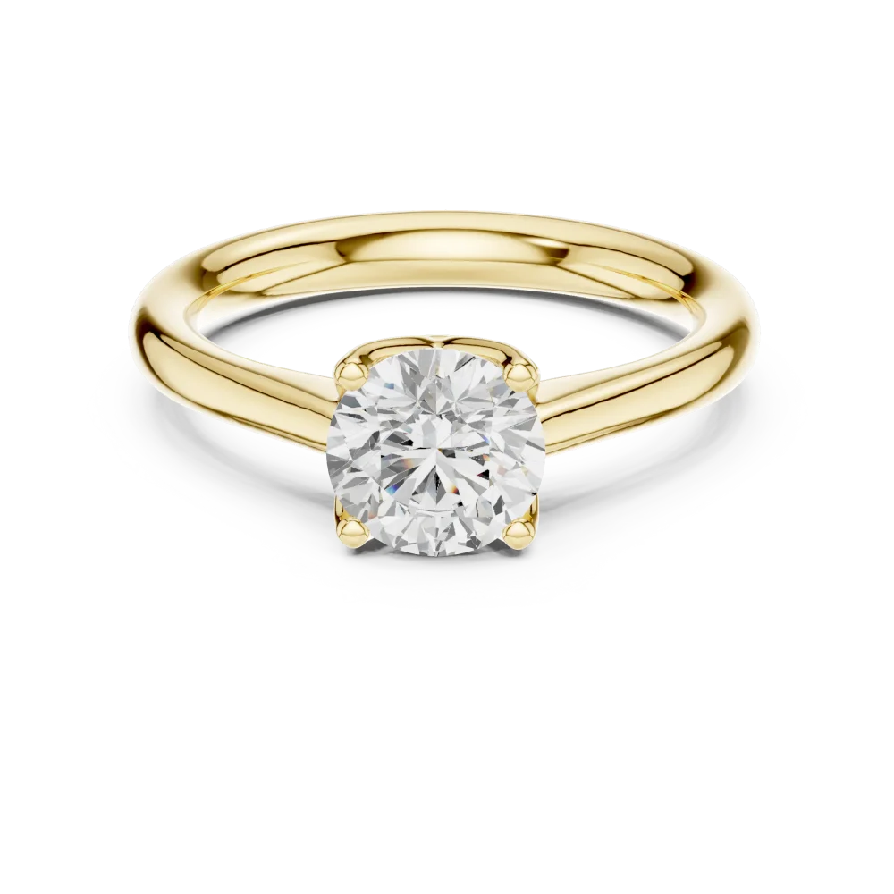 Essence Round Brilliant Cut Solitaire Ring - Image 2