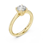 Essence Round Brilliant Solitaire Ring
