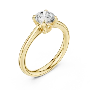 Essence Round Brilliant Solitaire Ring