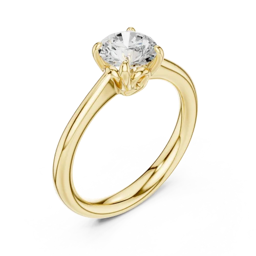 Essence Round Brilliant Solitaire Ring