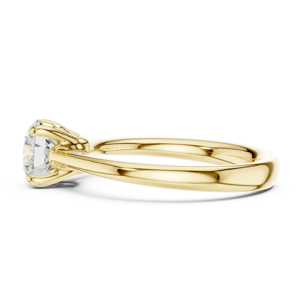 Essence Round Brilliant Solitaire Ring - Image 4