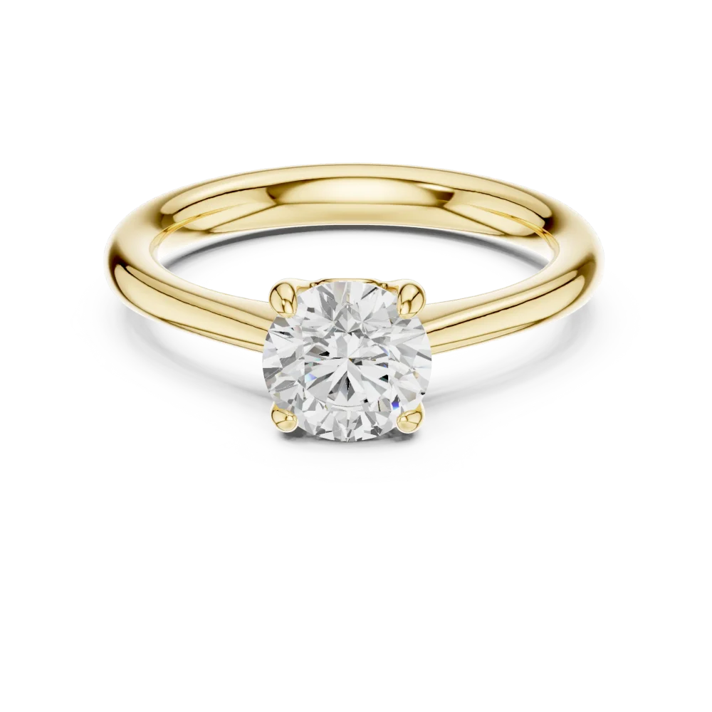 Essence Round Brilliant Solitaire Ring - Image 2