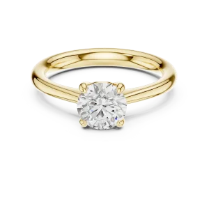 Essence Round Brilliant Solitaire Ring - Image 2