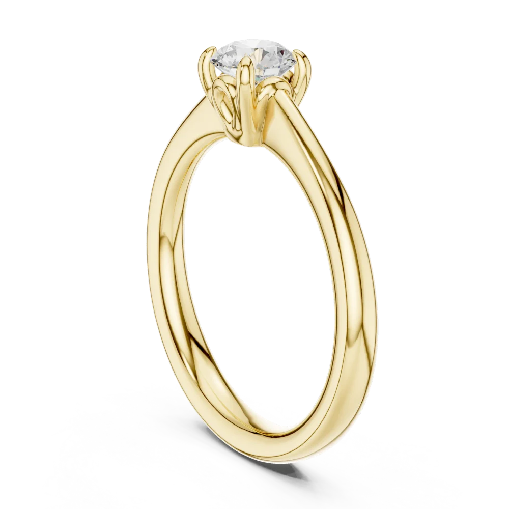 Essence Round Brilliant Cut Solitaire Ring - Image 3