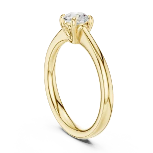 Essence Round Brilliant Cut Solitaire Ring - Image 3