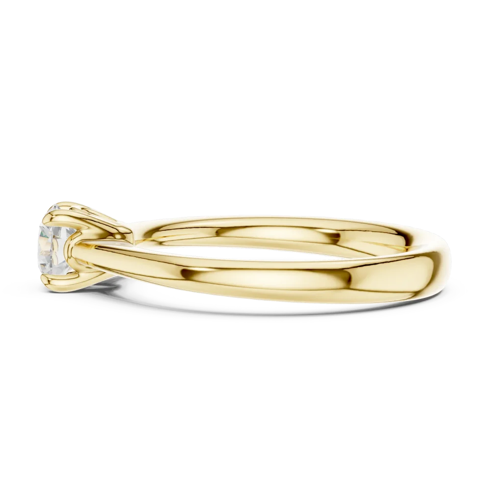 Essence Round Brilliant Cut Solitaire Ring - Image 4