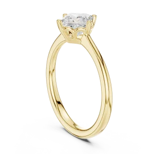 Essence Princess Cut Solitaire Engagement Ring - Image 3