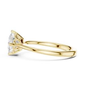 Essence Princess Cut Solitaire Engagement Ring - Image 4