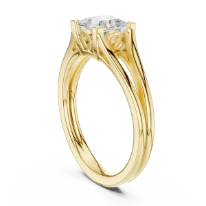 Essence Princess Cut Architectural Solitaire Ring - Image 3