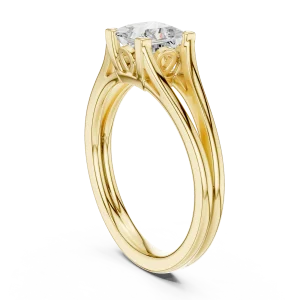 Essence Princess Cut Architectural Solitaire Ring - Image 3