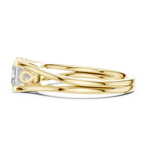 Essence Princess Cut Architectural Solitaire Ring - Image 4