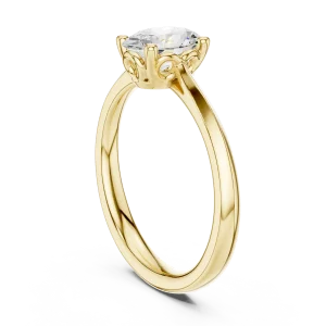 Essence Oval Cut Classic Brilliant Ring - Image 3