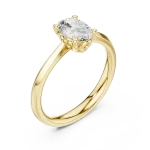 Essence Oval Cut Classic Brilliant Ring