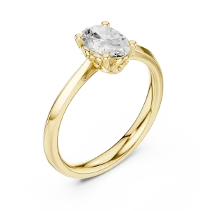 Essence Oval Cut Classic Brilliant Ring
