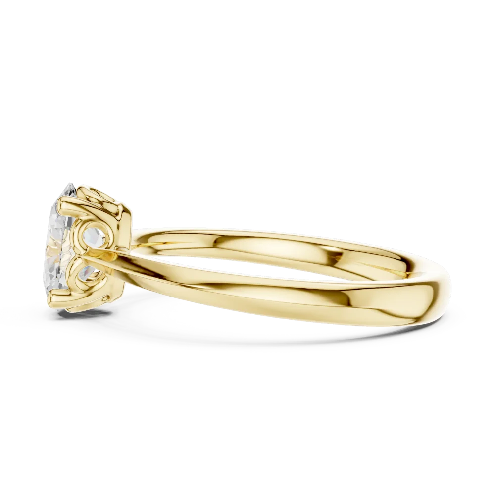 Essence Oval Cut Classic Brilliant Ring - Image 4