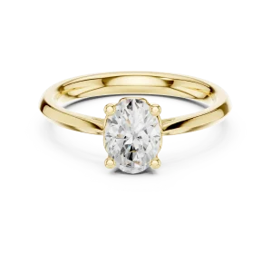 Essence Oval Cut Classic Brilliant Ring - Image 2