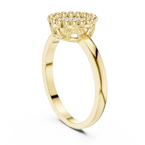 Luminary Round Brilliant Cluster Statement Ring - Image 3